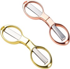 2 Pcs Folding Scissors Safe Foldable Travel Scissors Portable Mini Scissor