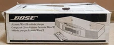 Bose Acoustic Wave II CD Changer Multi Disc 5 Music White Remote Cntrl Open Box