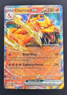 Pokémon Charizard ex Double Rare Holo 006/165 SV151 Scarlet & Violet NM