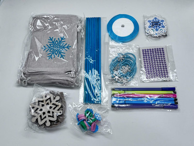 Frozen Party Bag Set mit Elsa-Zauberstab & Zubehör   Kindergeburtstag Mitgebsel