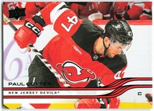 2025-26 Upper Deck Series 1 Holiday SP Green Foil #102 Paul Cotter New Jersey