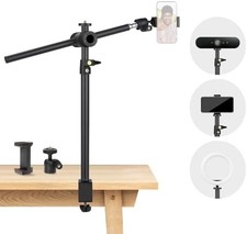 Overhead Camera Mount Desk Stand with Adjustable Arm