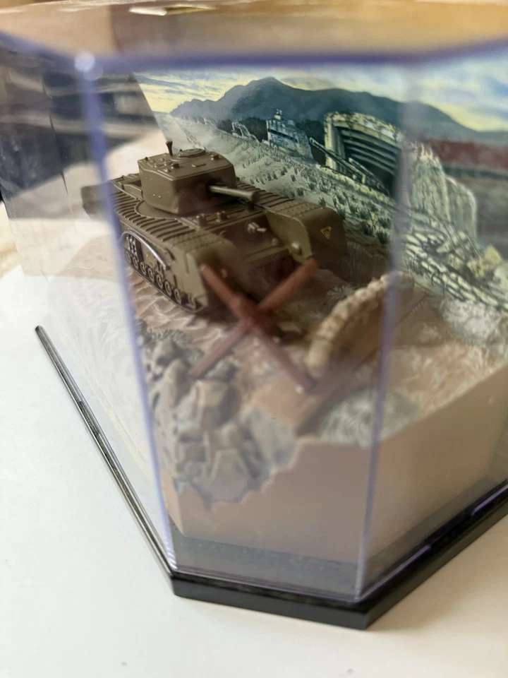 2001 Matchbox Collectibles Beach Assault Normandy 1944 Churchill MK-7 Tank - Imagem 3 de 4