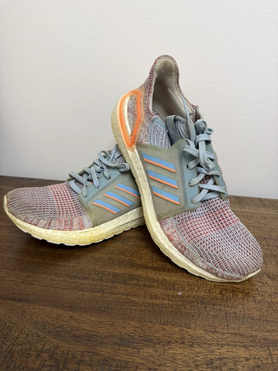 Adidas UltraBoost 19 White Real Blue W for sale | eBay