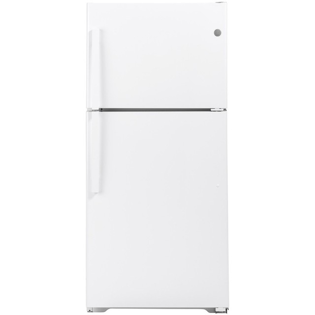 GE 21.9 Cu. Ft. Top Mount Refrigerator GTS22KGNRWW White Freestanding