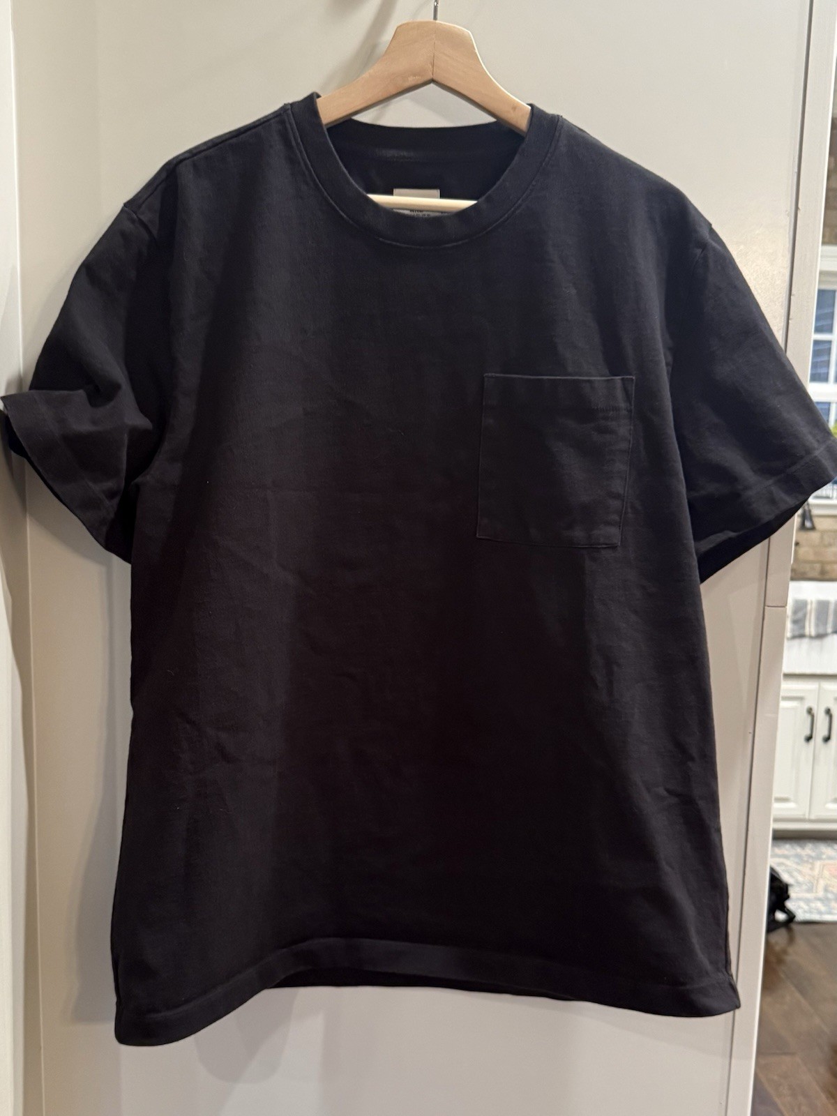 Flint And Tinder Shirt Mens Large Black Short Sleeve Crew Neck 100% Cotton USA