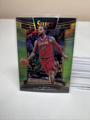 2018-19 Panini Select - Concourse J.R. Smith #68 Neon Green Prizm /75