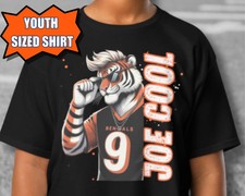 KIDS Burrow Shirt For Bengals Fan YOUTH Cincinnati Football Shirt Joe Cool Shirt