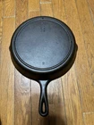 Vintage #8 three notch lodge cast iron skillet