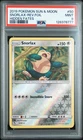 Pokemon Snorlax-Rev.Foil Pokemon Sun & Moon Hidden Fates 50 PSA 9