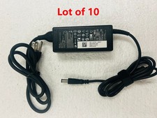Lot of 10 Genuine Dell 65W Big Tip 7.4mm*5.0mm Laptop Charger AC Power Adapter