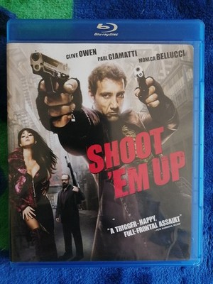 Shoot 'em Up Blu-ray, 2007 - Clive Owen - Disc is MINT!