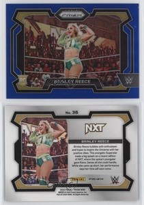 2024 Panini Prizm WWE Blue Prizm /199 Brinley Reece #36 Rookie RC