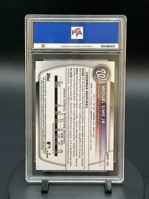 2025 BOWMAN DRAFT CHROME Miguel Sime Jr. 1st Bowman Graded GEM