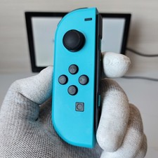 Official Nintendo Switch Joy-Con Controller Left Neon Blue - Tested & Working
