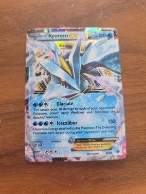 rarest pokemon card ebay Kyurem EX 25/98 Ancient Origins NM Ultra Rare Pokemon Card