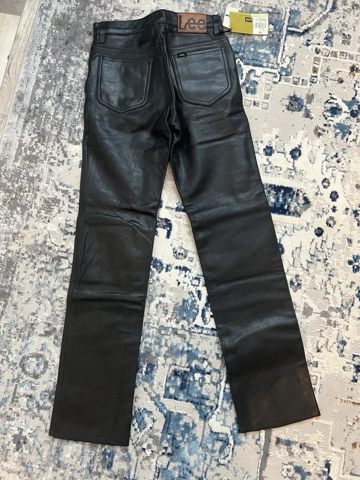 Pantalones de cuero Lee Rider vintage talla 30x34 - stock muerto  Foto 4 de 4