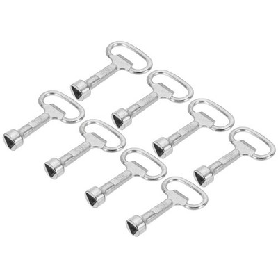 2''x1.4'' Triangle Spanner Key, 8Pcs Universal Triangular Cabinet Keys
