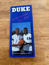 Duke Basketball 1987-88 Press Guide - Danny Ferry & Quin Snyder (Soph)