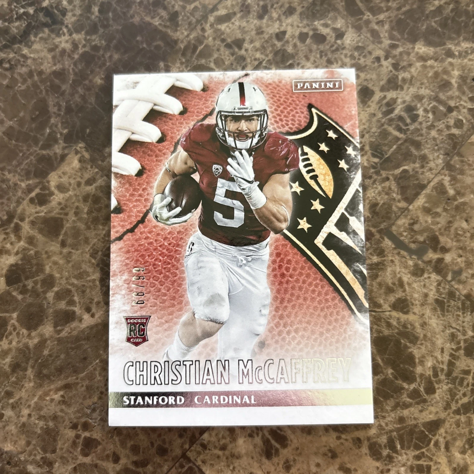 Christian McCaffrey Panini National Convention VIP Rookies #6 Base