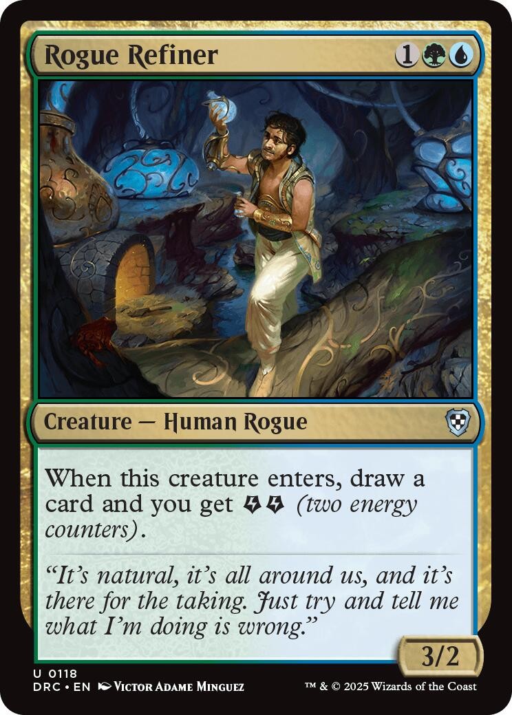 Rogue Refiner Uncommon Commander: Aetherdrift NM Magic
