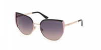 Guess GU00217 Shiny Rose Gold 59/17/140 Damen Sonnenbrillen