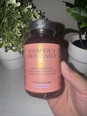 Vitamin Bounty Women's Pro-Daily Probiotic - Vaginal Health Odor Flora - 60 ct