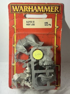 Warhammer Citadel game workshop 80K ALOYSE DEMONT JOSEmetal figure