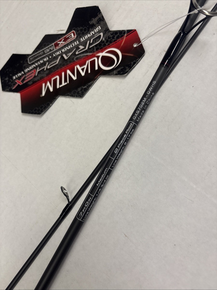 Quantum Graphex GXS702M Fishing Rod 7” 2 Piece NOS | eBay