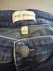 Lane Bryant Blue Denim Skinny Jeans Women Regular Size 16 Button Logo Accents — photo 2