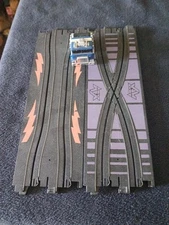 HO Aurora Chicane And Cross track Pieces