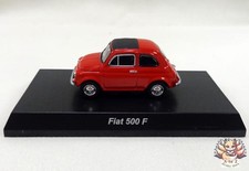 Kyosho 1/64 FIAT 500F Red Fiat 500 Mini Car Collection Limited