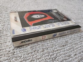 D (Sega Saturn, 1996) CIB Complete in Box w Registration Card Tested Excellent!