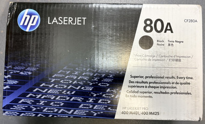 OEM HP CF280A Standard Yield Toner Black for HP LJ Pro 400 M401, 400 M425