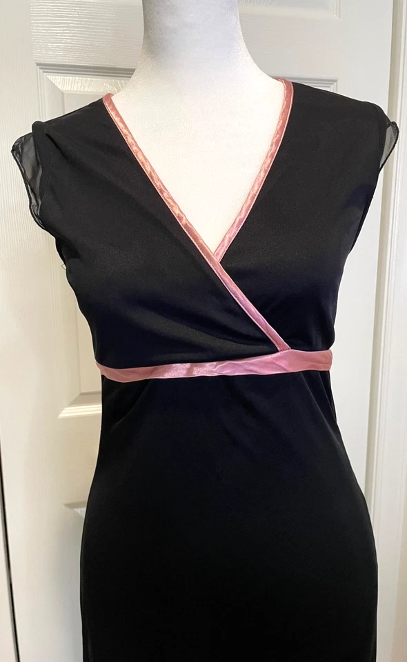 Vtg Y2K Ruby Rox Womens Mesh Babydoll Midi Dress Size S Whimsigoth HOCO Coquette - Image 4 of 4