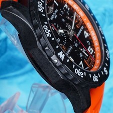 Breitling Endurance Pro 44mm Black Dial, New Orange Strap, Full Set 2022 8