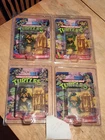 1988 Teenage Mutant Ninja Turtles Unpunched Action Figure Lot Playmates All 4