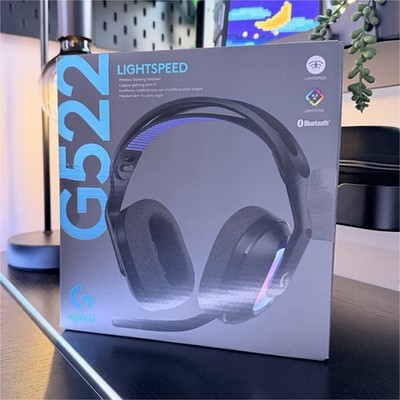 Logitech G522 LIGHTSPEED Wireless Gaming Headset w/ Bluetooth, Black