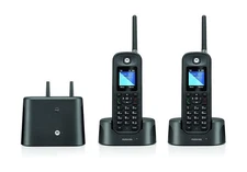 Motorola O212 DECT 6.0 Long Range Cordless Phone - Wireless Phones for Home +