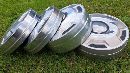 Set of 4 1978-1991 Ford Truck Hubcaps 12" 3/4 Ton F250 16" Deep 1985 1987 F350 - Picture 10 of 12