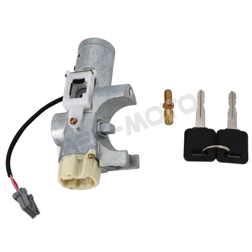 Interruptor de cilindro de bloqueo de encendido automático SR SV con 2 llaves para Nissan Sentra 2013-2019 Foto 2 de 4