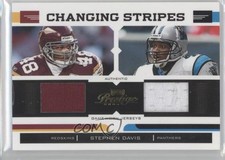 2004 Playoff Prestige Changing Stripes Materials 10/225 Stephen Davis #CS-10 0f8