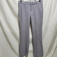 Banana Republic Womens Logan Trouser Fit Light Grey Wool Blend Pants Size 4
