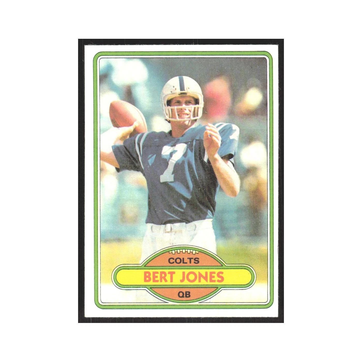 1980 Topps Bert Jones Baltimore Colts #45