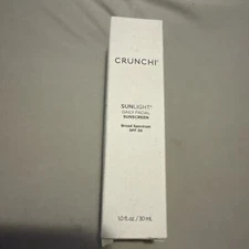 Crunch Sunlight Daily Facial Sunscreen SPF 30 1oz New