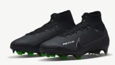 Nike Zoom Mercurial SuperFly 9 Elite FG Black DJ4977-001 Men's Size 7.5