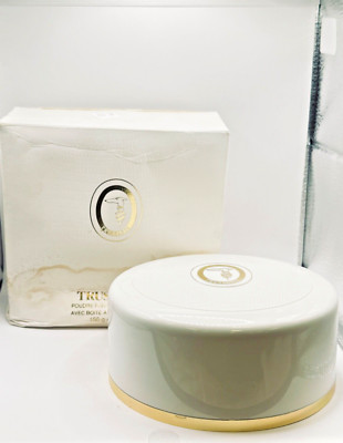 TRUSSARDI 150G PERFUMED DUSTING POWDER WITH DECORATED POWDER BOX (NEW WITH BOX)