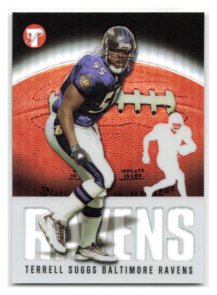 Terrell Suggs 2003 Topps Pristine Refractor Rookie SP /1449 #144 - RAVENS