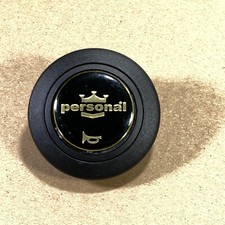 Personal Horn Button Black Gold Logo