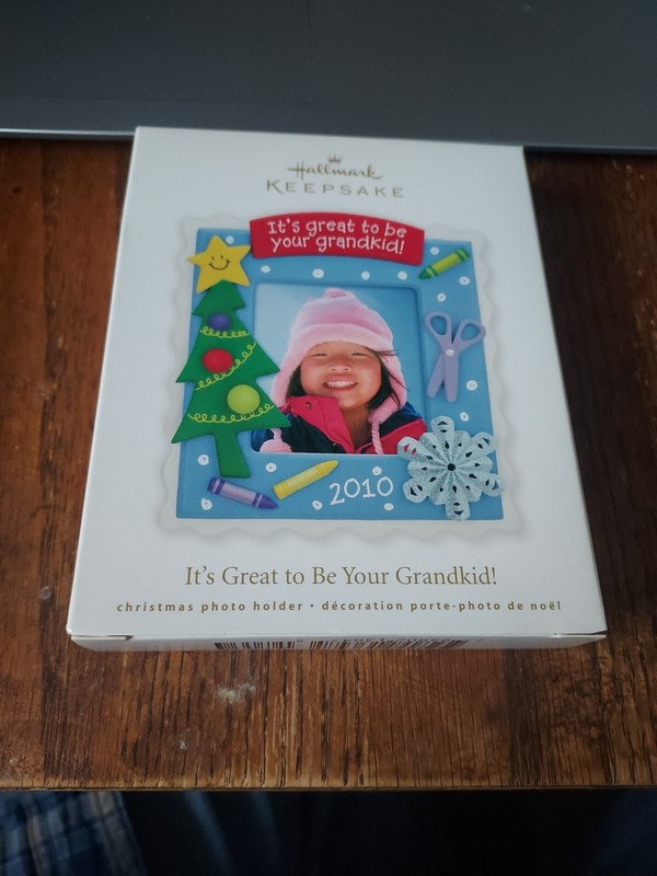 Hallmark Keepsake Ornament 2010 It's Great to be Your Grandkid! Photo Frame